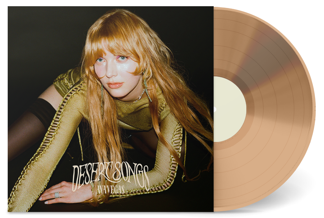 Ava Vegas - Desert Songs, Translucent Amber 12" Vinyl LP (available now, 2-day delivery)